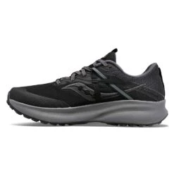 Saucony Men's Ride 15 Tr Gtx Trail Shoe - Black/Charcoal -Run Vibe Shop S20799 10 2